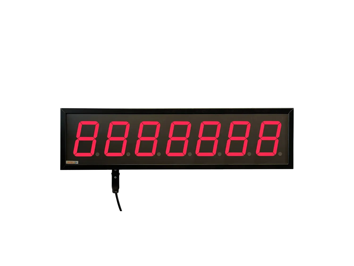 Visualizador Numerico 100mm, 7 digitos, Serie, Ethernet, Wifi +2R